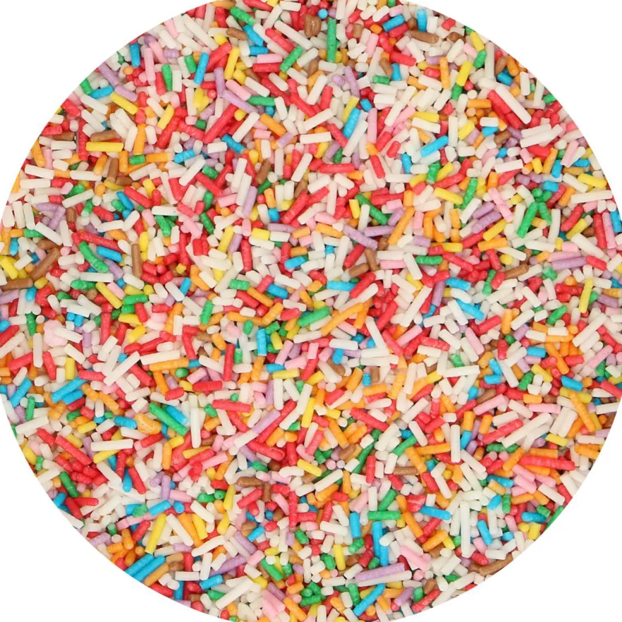Funcakes Zuckerstreusel - Stäbchen Colour Mix 80g