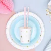 Gender Reveal Partydeco Pappbecher - 6 Stück