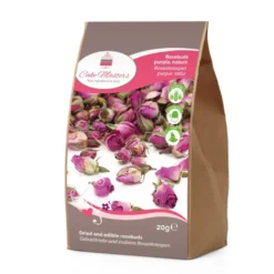 Getrocknete Rosenknospen Purpur, Natur 20g