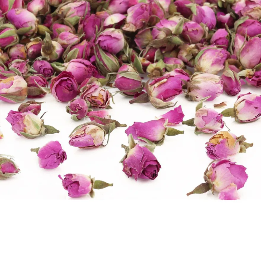 Getrocknete Rosenknospen Purpur, Natur 15g