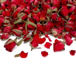Getrocknete Rosenknospen Rot, Natur 30g
