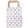 Ginger Gold Spotty Party Bag- Papiertüte 5 Stück