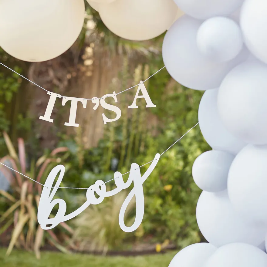 Ginger Ray Bunting - Girlande It´s a boy