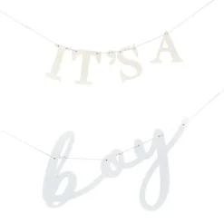 Ginger Ray Bunting - Girlande It´s a boy