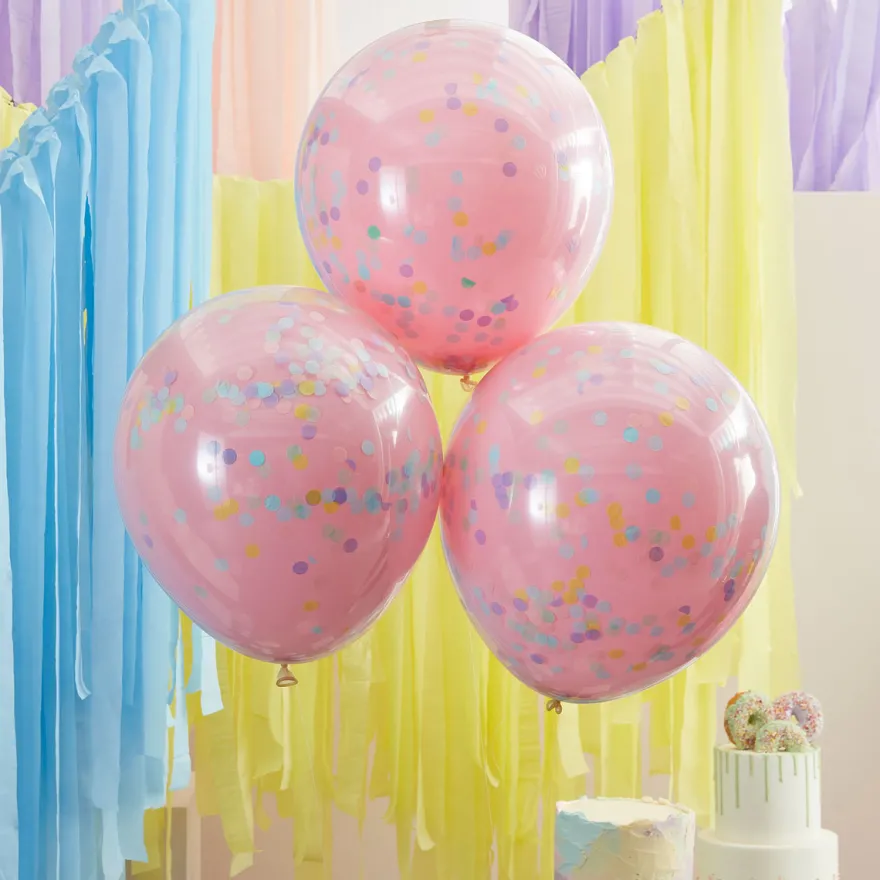 Ginger Ray doppellagige Luftballon - Rosa