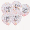 Ginger Ray Konfetti Luftballons - Baby Girl