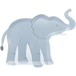 Ginger Ray Let´s go wild Pappteller - Elefant