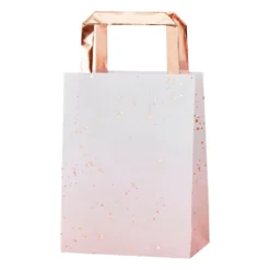 Ginger Ray Pink Ombre Party Bag- Papiertüte 5 Stück