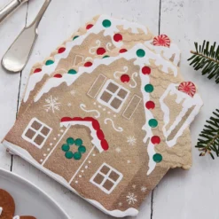 Ginger Ray Servietten - Lebkuchenhaus 16 Stück