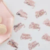 Ginger Ray Tischkonfetti "Happy Birthday"- Rosegold