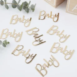 Ginger Ray Tischkonfetti "Oh Baby"- Gold