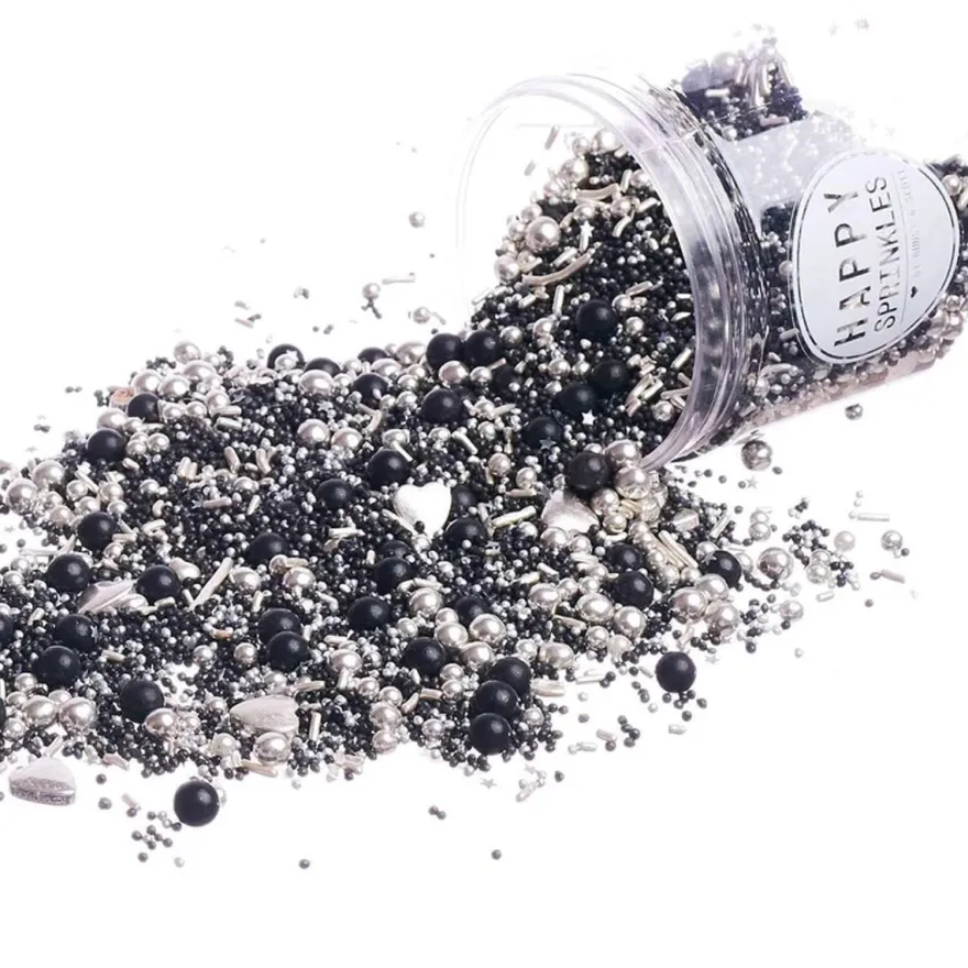 Happy Sprinkles Streuselmix Black Pearl 90g