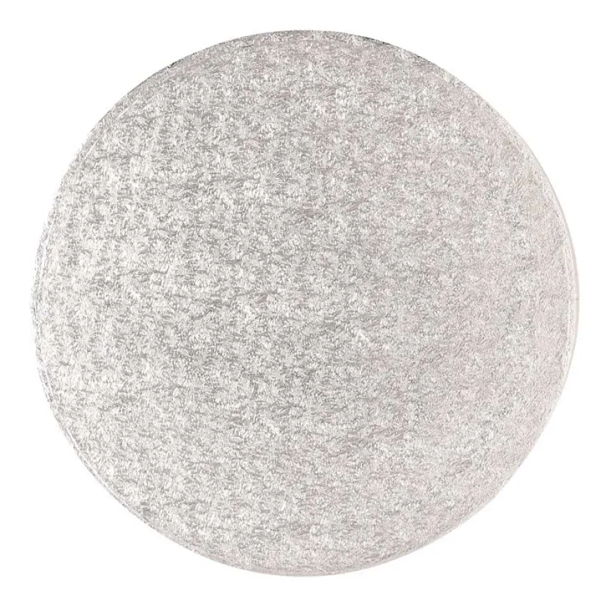 Hardboard 9“ 22cm Rund Silber- 3mm dick