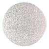 Hardboard 14“ 35cm Rund Silber- 3mm dick