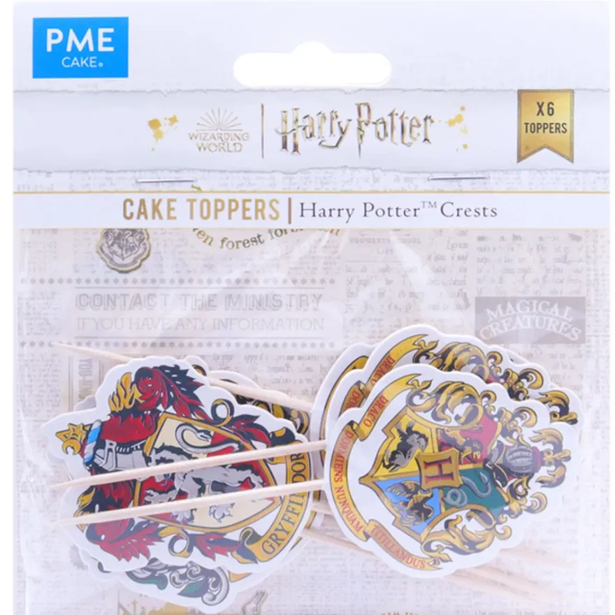 Harry Potter Cupcake Topper - Wappen von Hogwarts