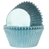 House of Marie Baking Cups Folie Babyblau 24 Stück