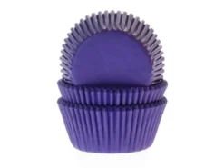 House of Marie Baking Cups - Purple 50 Stück