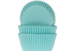 House of Marie Baking Cups - Turquoise 50 Stück