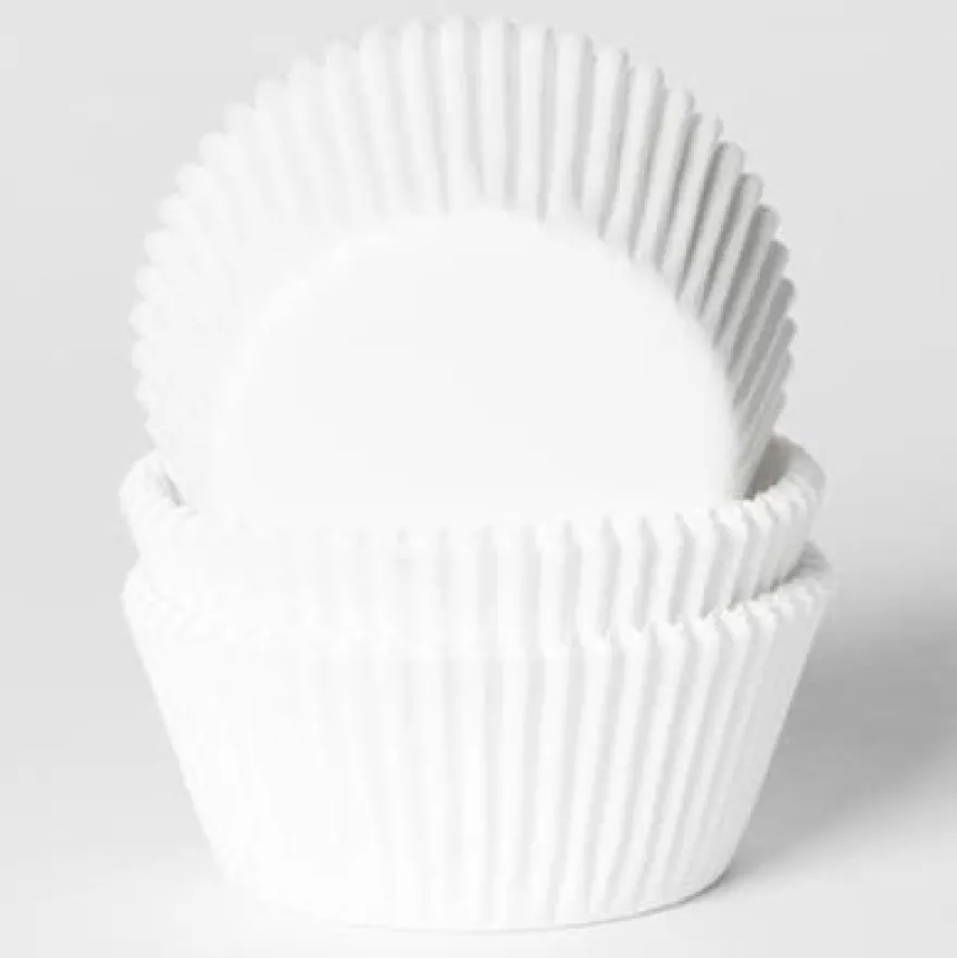 House of Marie Baking Cups - White 48 Stück