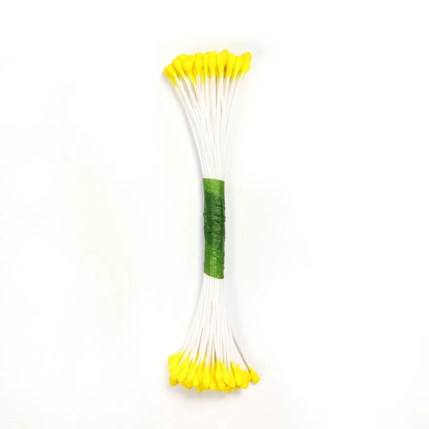 JEM Blütenpollen Medium Matt Gelb 50 Stk