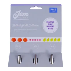 Jem Spritztüllen Set - Lochtülle & Sterntülle #12, #6, #18