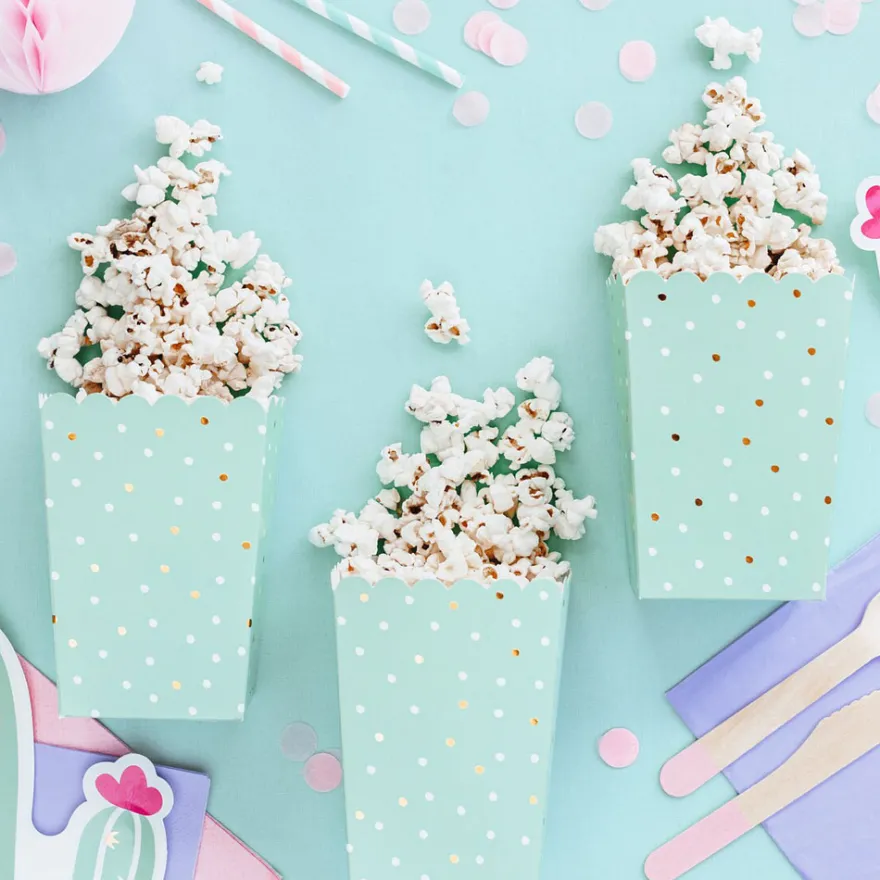 Kaktus Partydeco Popcornbecher 6 Stück