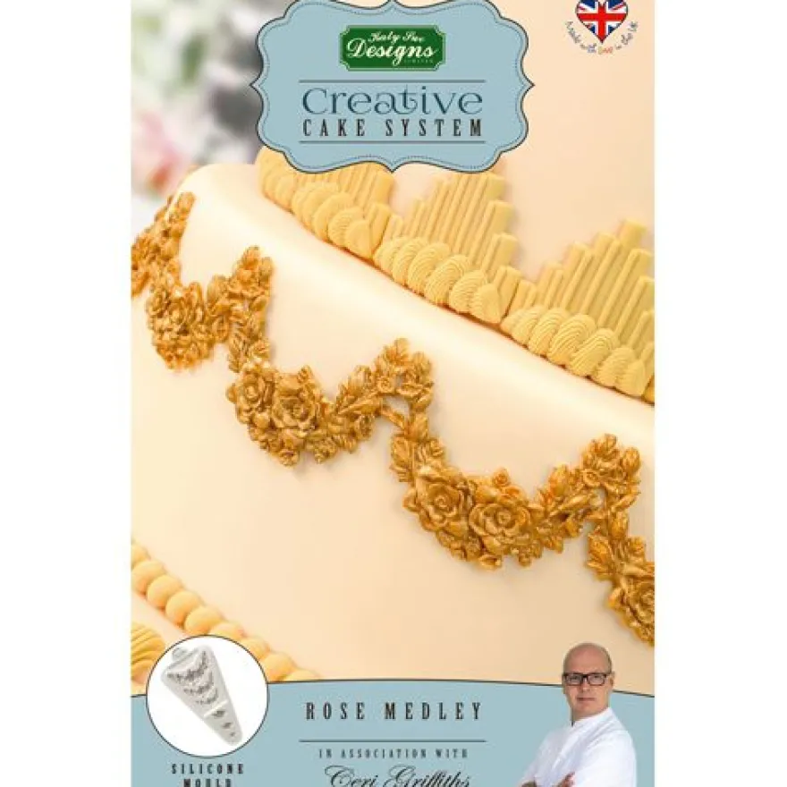 Katy Sue Mould Cake System Rose Medley