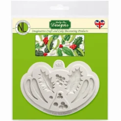 Katy Sue Mould - Silikonform Holly & Mistletoe