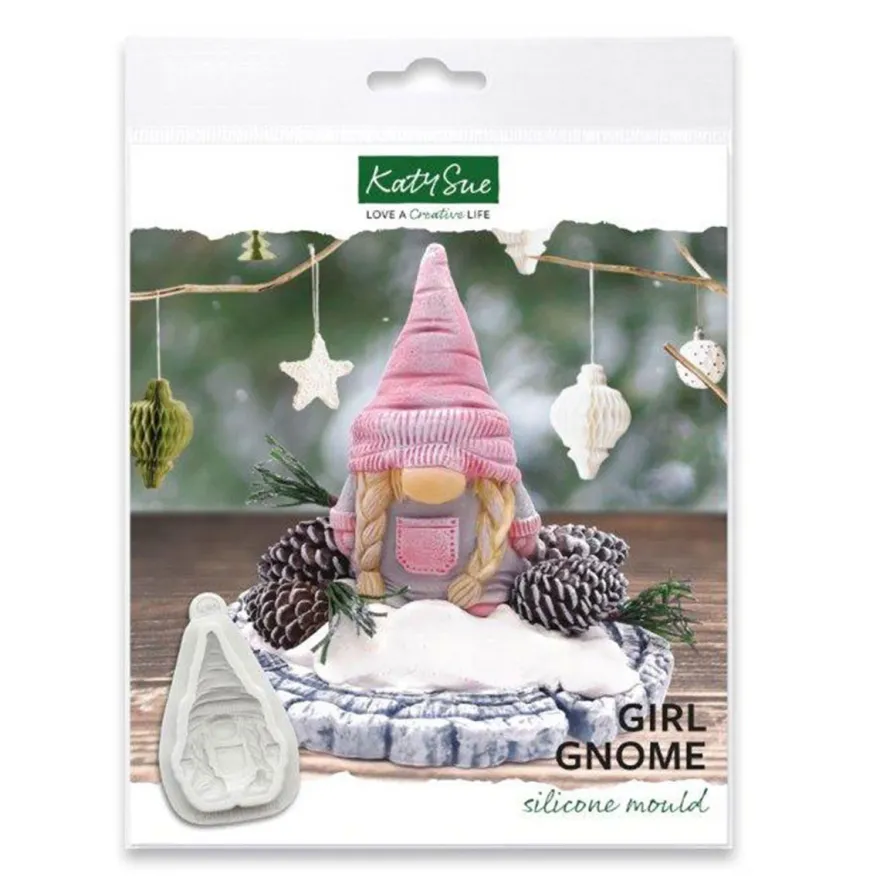 Katy Sue Silikonform - Girl Gnome