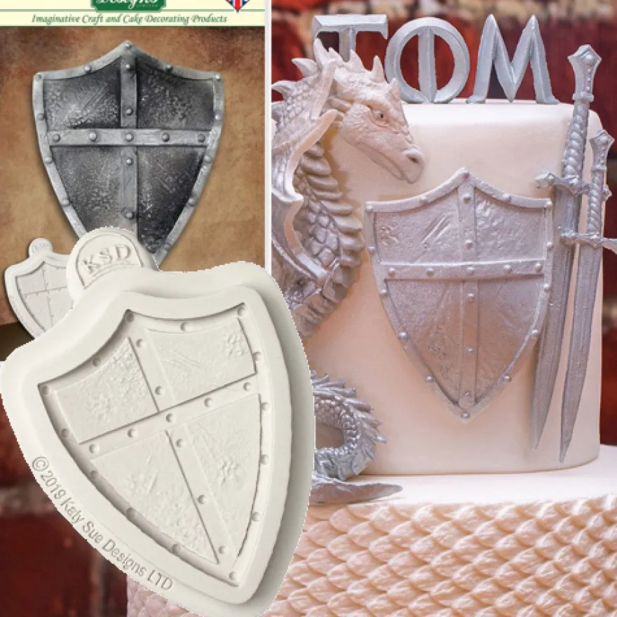 Katy Sue Silikonform - Shield - Schild