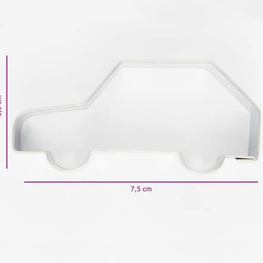 Keksausstecher Edelstahl - Auto 7,5cm