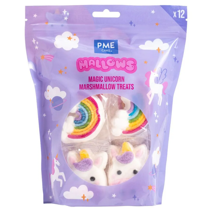 Mallows Marshmallow Einhorn & Regenbogen 12er Pack