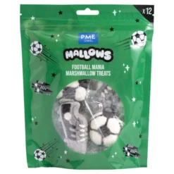 Mallows Marshmallow Fußball & Fußballschuh 12er Pack