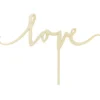 PartyDeco Cake Topper Love - Holz