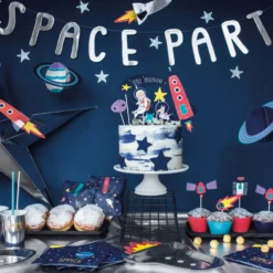 Partydeco Girlande Banner - Space Party