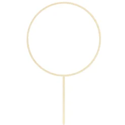 Partydeco Holz Cake Topper - Kreis