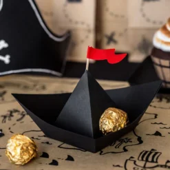 Partydeco Papierdeko Piratenschiff - 6 Stück