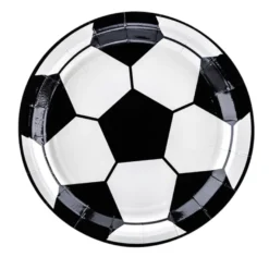 Partydeco Pappteller Fussball - 18cm