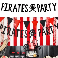 Partydeco Partygirlande Banner Pirat - Pirates Party