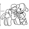 Patchwork Cutter Lamm und Babys