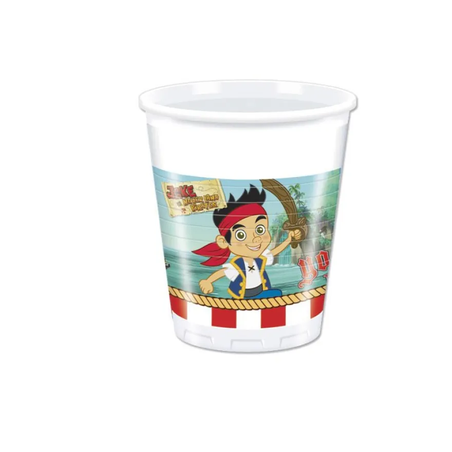 Plastikbecher Captain Jake 8 Stück