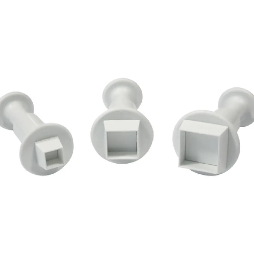 PME Ausstecher mit Auswerfer Quadrate Mini