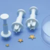PME Ausstecher mit Auswerfer - Stern 3 teilig