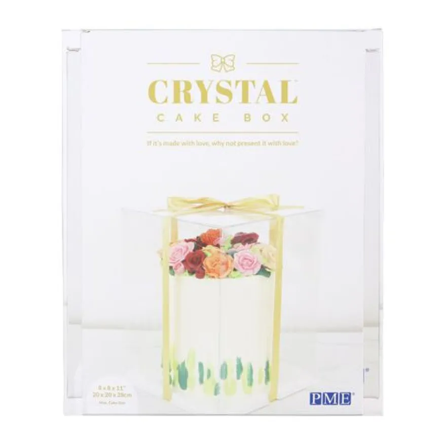 PME Crystal Cake Box 30x30x38cm