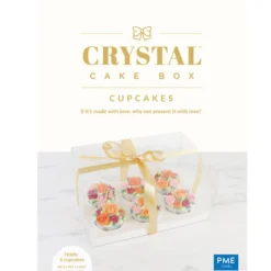 PME Crystal Cupcake Box - 6 Cupcakes
