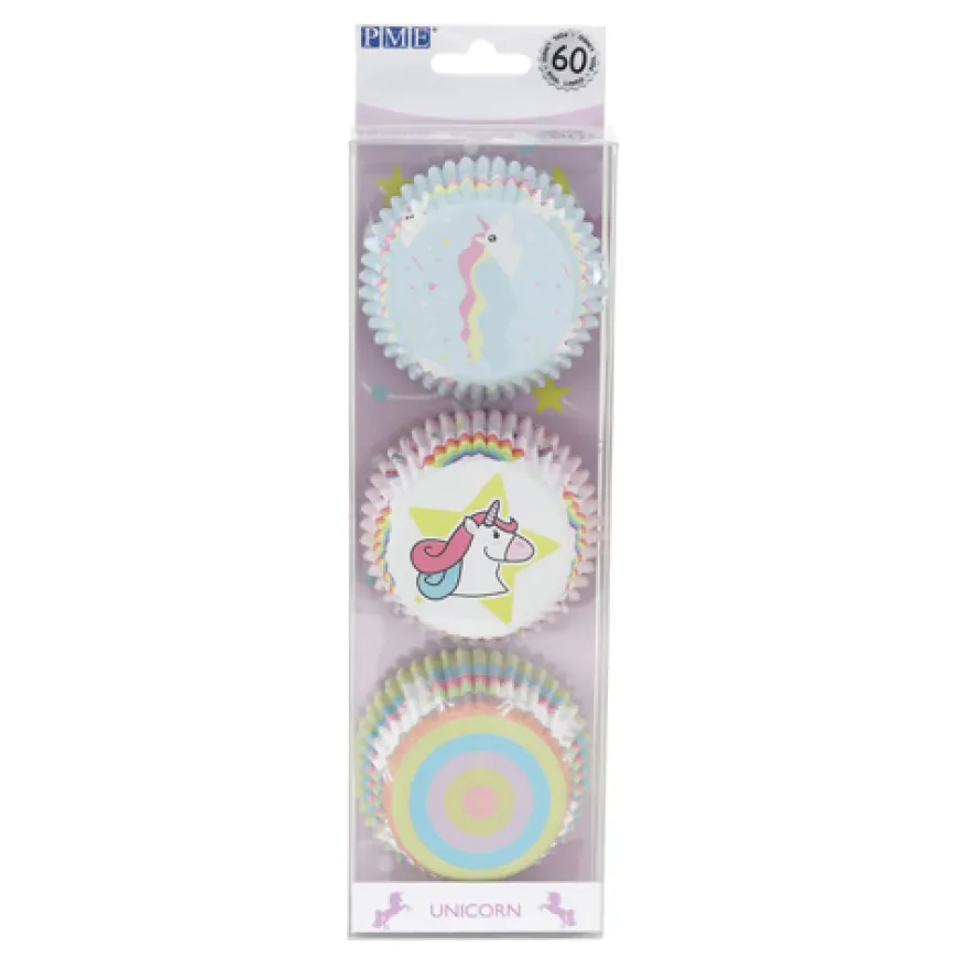 PME Cupcake Förmchen Einhorn 60 Stück