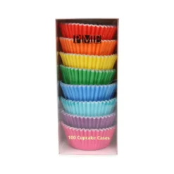 PME Cupcake Förmchen Regenbogen 100 Stück