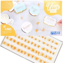 PME Fun Fonts Small für Cupcakes und Cookies Kollektion 2
