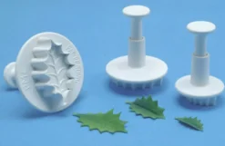 PME Holly Leaf Plunger - Stechpalmenblätter 3 teilig Small