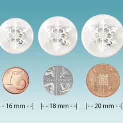 PME Mini Snowflake Plunger Cutter Set/3 - Mini
